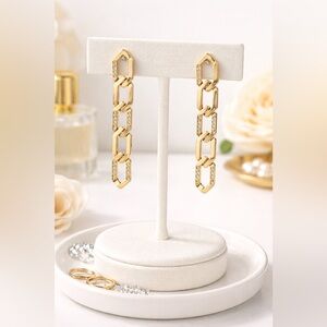 Wallflower Gold Geometric Earrings